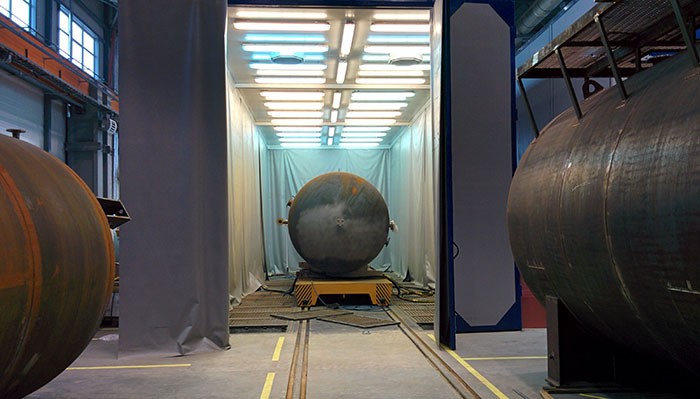 Дробеструйные камеры